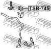 FEBEST TSB-745 Stabiliser Mounting